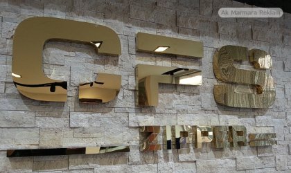 Paslanmaz Kutu Harf 7